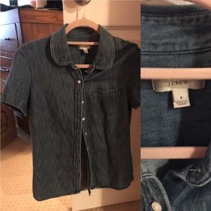Jcrew chambray denim button down 2